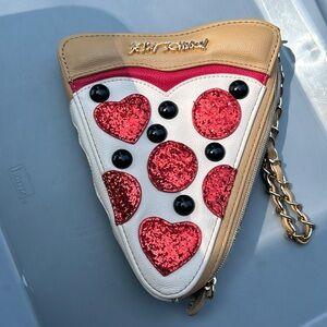 Betsey Johnson Pizza Clutch
